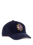 Main View - Click To Enlarge - MY BOB - Jewelled appliqué velvet baseball cap