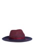 Main View - Click To Enlarge - MY BOB - 'Tuileries' ombré wool felt fedora hat
