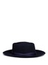 Main View - Click To Enlarge - MY BOB - 'Torino' rabbit furfelt boater hat