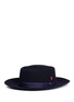 Figure View - Click To Enlarge - MY BOB - 'Torino' rabbit furfelt boater hat