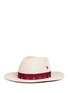 Figure View - Click To Enlarge - MY BOB - 'Tuileries' snowball embroidered rabbit furfelt fedora hat