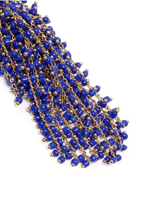 Detail View - Click To Enlarge - ELIZABETH AND JAMES - 'Simone' beaded curb chain fringe earrings