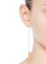 Figure View - Click To Enlarge - ELIZABETH AND JAMES - 'Jana' linear wire ball stud drop earrings