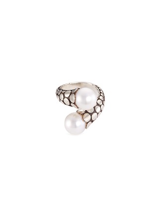 Main View - Click To Enlarge - JOHN HARDY - Freshwater pearl silver bypass ring