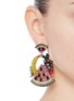 Figure View - Click To Enlarge - ELIZABETH COLE - 'Fruit Salad' Swarovski crystal drop earrings
