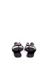 Back View - Click To Enlarge - SOPHIA WEBSTER - 'Jada' pompom tassel suede slide sandals
