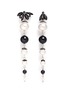 Main View - Click To Enlarge - JOOMI LIM - 'Monochrome Chic' Swarovski crystal and pearl drop earrings