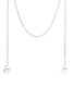 Main View - Click To Enlarge - JOOMI LIM - Swarovski pearl chain lariat necklace