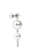 Detail View - Click To Enlarge - JOOMI LIM - Swarovski pearl chain drop earrings