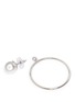 Detail View - Click To Enlarge - JOOMI LIM - Swarovski pearl detachable hoop earrings