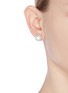 Front View - Click To Enlarge - JOOMI LIM - Swarovski pearl detachable hoop earrings