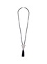 Main View - Click To Enlarge - KENNETH JAY LANE - Tassel glass crystal pavé Art Deco pendant necklace