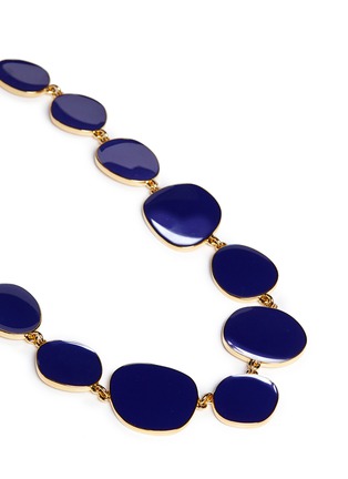Detail View - Click To Enlarge - KENNETH JAY LANE - Round enamel disc necklace