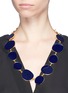 Figure View - Click To Enlarge - KENNETH JAY LANE - Round enamel disc necklace
