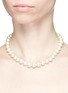 Figure View - Click To Enlarge - KENNETH JAY LANE - Glass pearl choker necklace