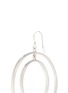 Detail View - Click To Enlarge - KENNETH JAY LANE - Matte concentric ring drop earrings