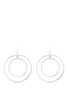 Main View - Click To Enlarge - KENNETH JAY LANE - Matte concentric ring drop earrings