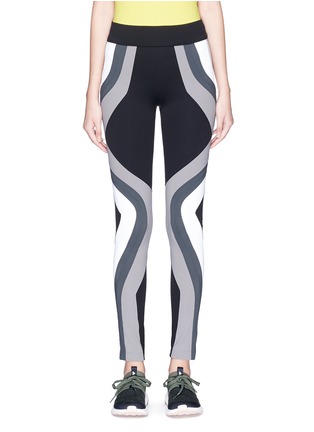 Main View - Click To Enlarge - NO KA’OI - 'Kimi' colourblock performance leggings
