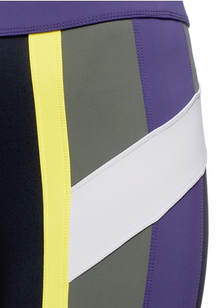 Detail View - Click To Enlarge - NO KA’OI - 'Kihi' colourblock performance leggings