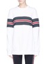 Main View - Click To Enlarge - NO KA’OI - Pleated trim sweatshirt