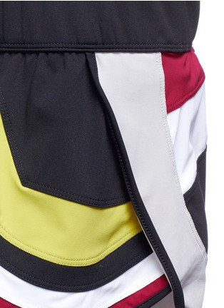 Detail View - Click To Enlarge - NO KA’OI - 'Hilo' colourblock track shorts