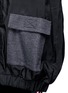 Detail View - Click To Enlarge - NO KA’OI - 'Waiu' velvet trim ballistic fabric hooded jacket