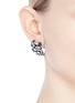 Figure View - Click To Enlarge - LULU FROST - 'Diamanda' glass crystal cluster stud earrings