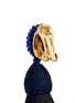 Detail View - Click To Enlarge - OSCAR DE LA RENTA - Beaded horse hair tassel clip earrings