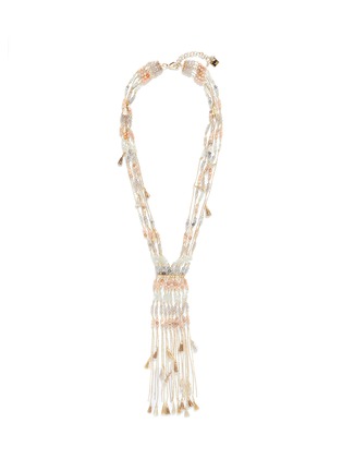 Main View - Click To Enlarge - ROSANTICA - 'Risveglio' tassel chain necklace