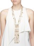 Figure View - Click To Enlarge - ROSANTICA - 'Risveglio' tassel chain necklace