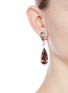 Figure View - Click To Enlarge - ANABELA CHAN - 'Papillon' diamond tourmaline 18k gold detachable drop earrings