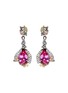 Main View - Click To Enlarge - ANABELA CHAN - Detachable diamond sapphire cocktail earrings
