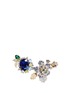 Main View - Click To Enlarge - ANABELA CHAN - 'Delphinium' diamond gemstone 18k gold floral open ring
