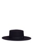 Figure View - Click To Enlarge - EUGENIA KIM - 'Agata' Swarovski crystal slogan wool felt bolero hat