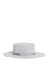 Main View - Click To Enlarge - EUGENIA KIM - 'Agata' Swarovski crystal slogan wool felt bolero hat
