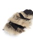 Detail View - Click To Enlarge - MAISON FABRE - 'Varappe' coyote fur lambskin leather bondage gloves