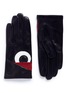 Main View - Click To Enlarge - MAISON FABRE - 'Volatile' eye patch lambskin leather gloves