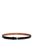Main View - Click To Enlarge - MAISON BOINET - Patent leather skinny belt