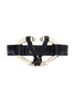 Main View - Click To Enlarge - VALENTINO GARAVANI - Logo plate leather bracelet