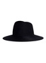 Figure View - Click To Enlarge - JANESSA LEONÉ - 'Trois' wool felt fedora hat