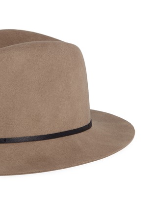 Detail View - Click To Enlarge - JANESSA LEONÉ - 'Lola' wool fedora hat