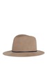 Figure View - Click To Enlarge - JANESSA LEONÉ - 'Lola' wool fedora hat