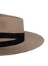 Detail View - Click To Enlarge - JANESSA LEONÉ - 'Un' suede band wool fedora hat