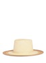 Figure View - Click To Enlarge - JANESSA LEONÉ - 'Quatre' Panama straw boater hat