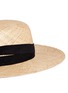 Detail View - Click To Enlarge - JANESSA LEONÉ - 'Six' suede band straw boater hat