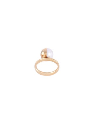Figure View - Click To Enlarge - TASAKI - 'Arlequin' freshwater pearl 18k yellow gold ring