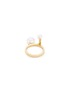Figure View - Click To Enlarge - TASAKI - 'Balance Note' Akoya pearl 18k yellow gold ring