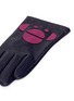 Detail View - Click To Enlarge - ARISTIDE - Monkey face lambskin leather gloves