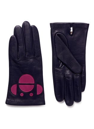 Main View - Click To Enlarge - ARISTIDE - Monkey face lambskin leather gloves