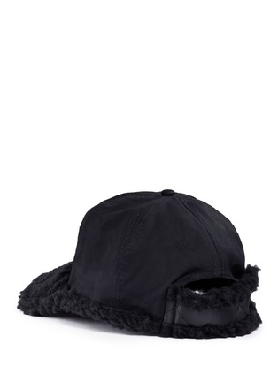 Figure View - Click To Enlarge - BERNSTOCK SPEIRS - Fleece and twill baseball cap